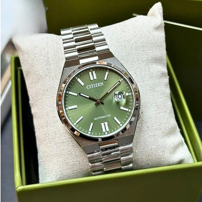 Citizen x Pantone Peaceful Green Dial Automatic Men's Watch  NJ0158-89Z